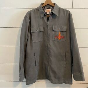 Xango Form Gray Full Zip Jacket. Size Medium. EUC